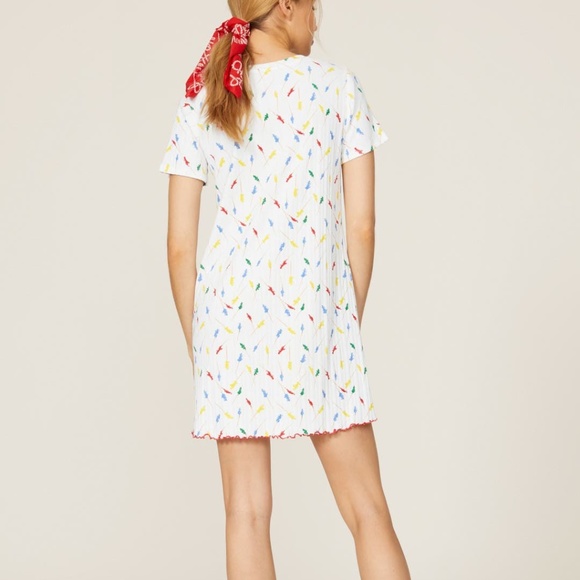 Rachel Antonoff Fitz Dress in Blue Floral - Picture 4 of 6